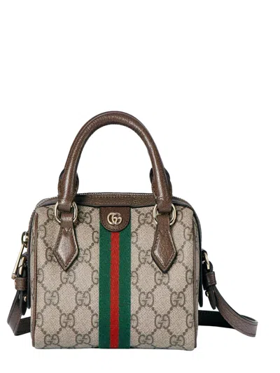 Gucci Mini "ophidia" Bag In Multi