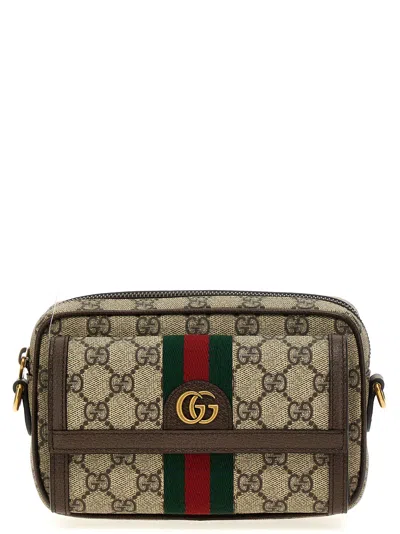 Gucci Mini Ophidia Crossbody Bags Multicolor In Nude