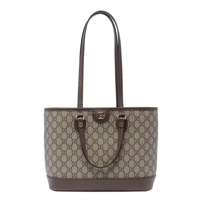 Gucci Ophidia Gg Mini Tote Bag In Brown
