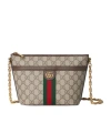 Gucci Mini Ophidia Gg Shoulder Bag In Nude
