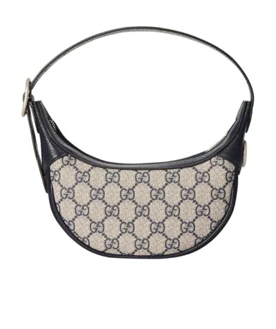 Gucci Mini Ophidia Gg Tote Bag In Black