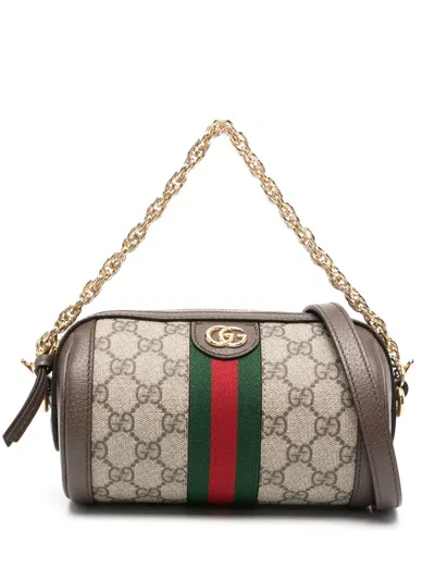 Gucci Mini Ophidia Shoulder Bag In Multi