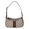 Gucci Ophidia Mini Gg Shoulder Bag In Neutral
