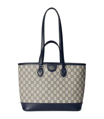 Gucci Mini Ophidia Tote Bag In Beige