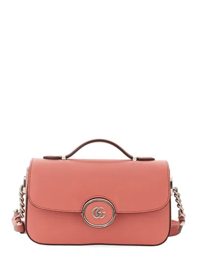 Gucci Mini Petite Shoulder Bag Gg In Pink