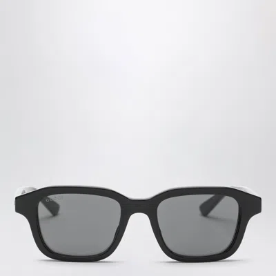 Gucci Mini Rectangular Acetate Sunglasses In Black