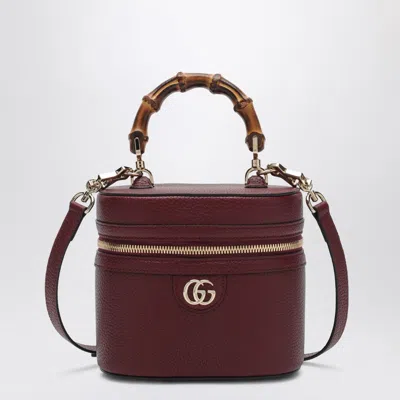 Gucci Mini Red Shoulder Bag Anchor With Bamboo Detail Women | ModeSens