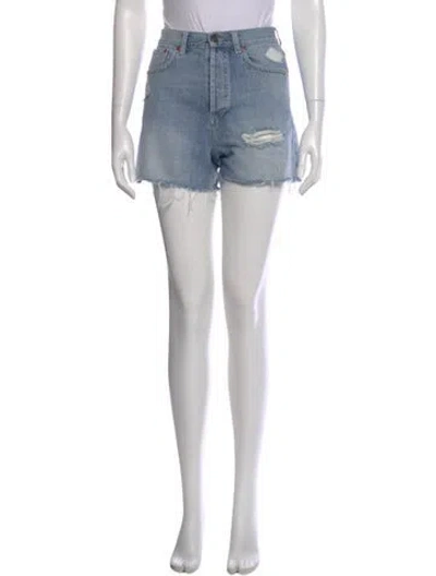 Pre-owned Gucci Mini Shorts In Blue