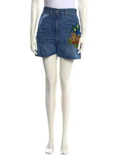 Pre-owned Gucci Mini Shorts In Blue