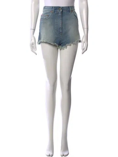 Pre-owned Gucci Mini Shorts In Blue