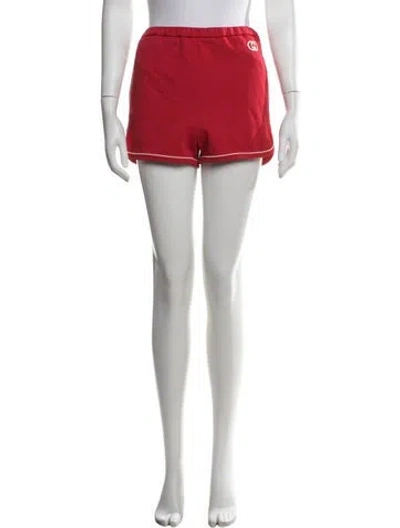 Pre-owned Gucci Mini Shorts In Red