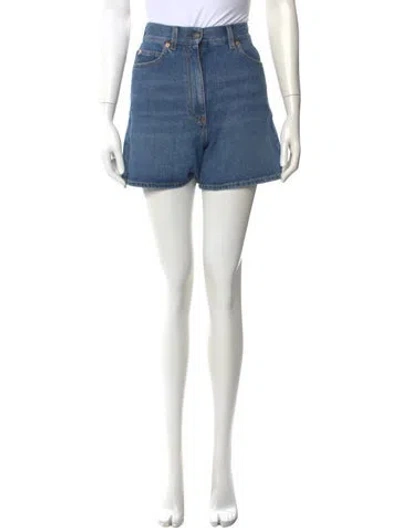 Pre-owned Gucci Mini Shorts W/ Tags In Blue