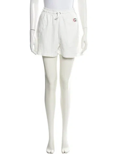 Pre-owned Gucci Mini Shorts In White