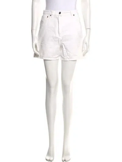 Pre-owned Gucci Mini Shorts In White