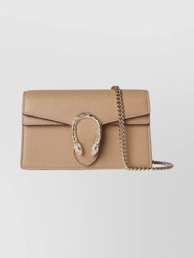 Gucci Mini Shoulder Bag Dionysus Design In Neutral