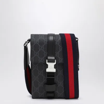Gucci Mini Shoulder Bag In Black Gg Supreme Fabric Men