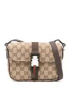 Gucci Mini Shoulder Bag With Monogram In Beige