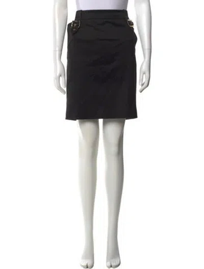 Pre-owned Gucci Mini Skirt In Black