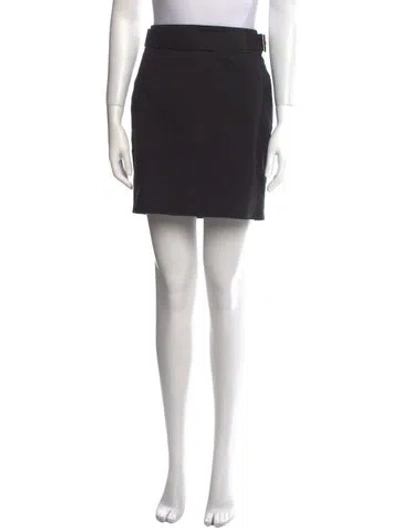 Pre-owned Gucci Mini Skirt In Black