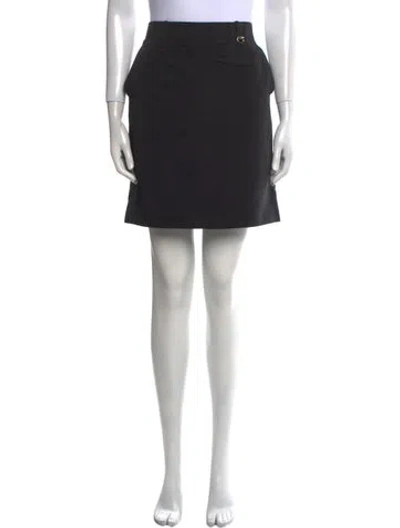 Pre-owned Gucci Mini Skirt In Black