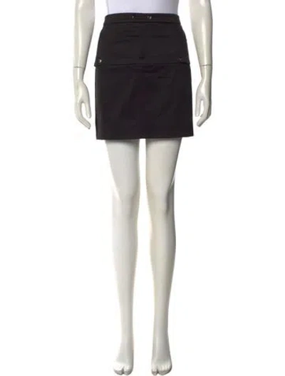 Pre-owned Gucci Mini Skirt In Black