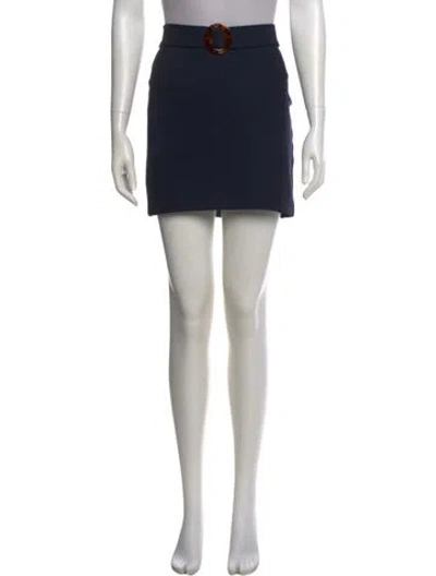 Pre-owned Gucci Mini Skirt In Blue