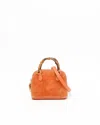 Gucci Mini Suede Bamboo Bag