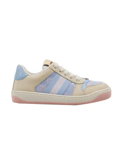 Gucci Mini Unisex Sneakers For Kids In Neutral