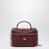 Gucci Mini Vanity Bag Gg Marmont Rosso Ancora Women