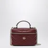 Gucci Mini Vanity Bag Gg Marmont Rosso Ancora Women In Red
