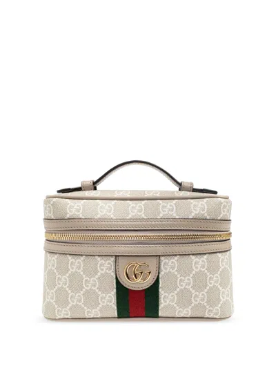 Gucci Minin Ophidia Super Bag In Neutrals