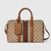 Gucci Ophidia Medium Gg Tote Bag In Brown