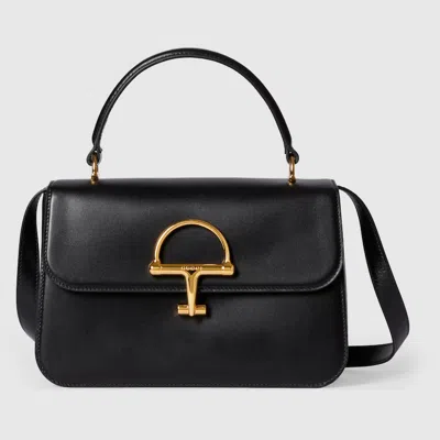 Gucci Mittelgrosse Siena Henkeltasche In Black
