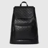 Gucci Gg Emblem Medium Backpack In Black
