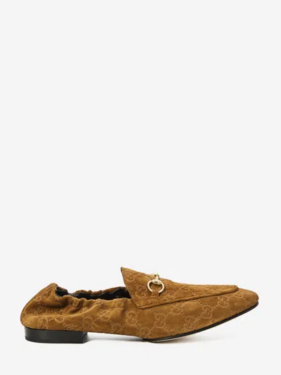 Gucci Loafers With Horsebit In Brown