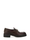 Gucci Women Moccasin With Clamp In Brown