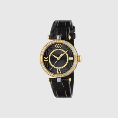 Gucci Model 2000 Watch In Black