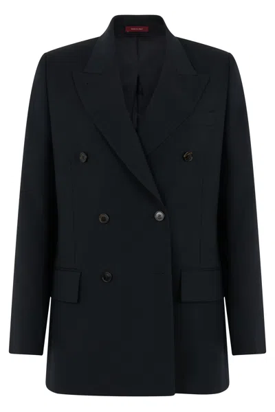 Gucci Modern Structured Blazer In Black