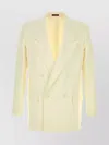 Gucci Modern Tech Blazer Featuring Structured Shoulders In Yellow