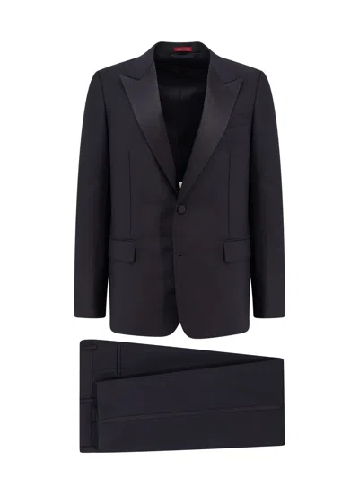 Gucci Mohair And Wool Tuxedo With Gg Metal Button Detail In Neutral
