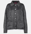 Gucci Mohair-blend Cardigan In Black