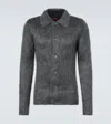 Gucci Cardigan Aus Einem Mohairgemisch In Gray