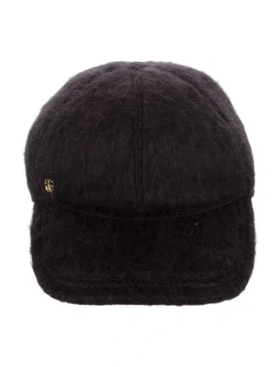 Pre-owned Gucci Mohair Cap In Black