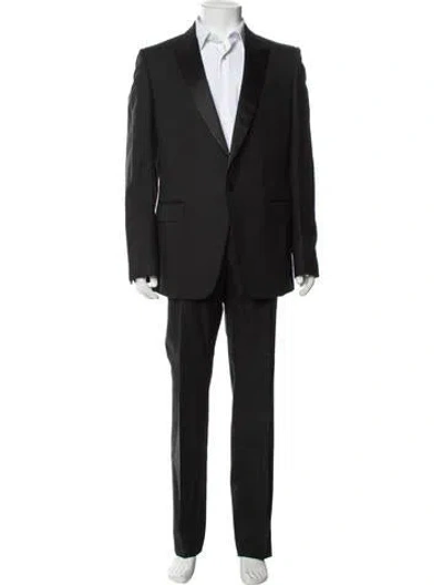 Pre-owned Gucci Mohair Two-piece Suit In Black