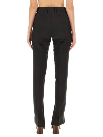 Gucci Mohair Wool Trousers In Black