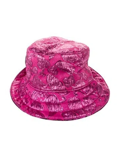 Pre-owned Gucci Monogram Bucket Hat W/tags In Purple