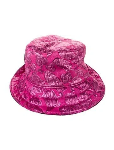 Pre-owned Gucci Monogram Bucket Hat W/tags In Purple