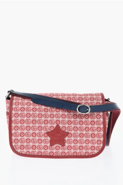 Gucci Monogram Canvas Crossbody Bag In Pink
