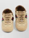 Gucci Women Shift Sneakers In Gg Fabric And Leather
