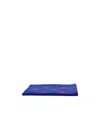 Gucci Monogram Intarsia-knit Scarf In Blue